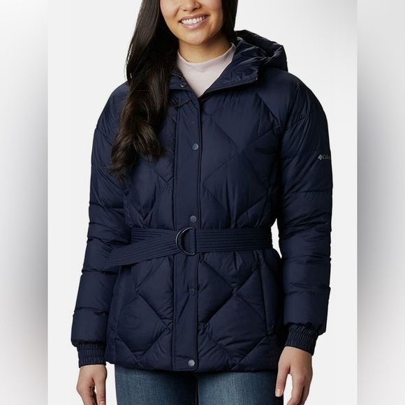 Columbia Jackets & Blazers - New women’s Columbia Icy Heights Belted Navy Jacket XL